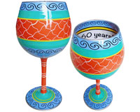 IB Wine Glass Cheers to 60 Years (IBWCHEERS60)